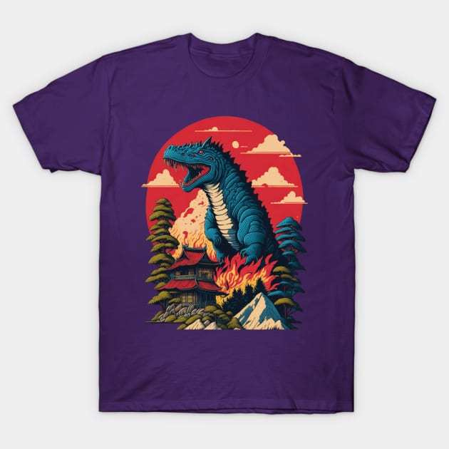 King of The monsters vector illustration design T-Shirt by Nasromaystro